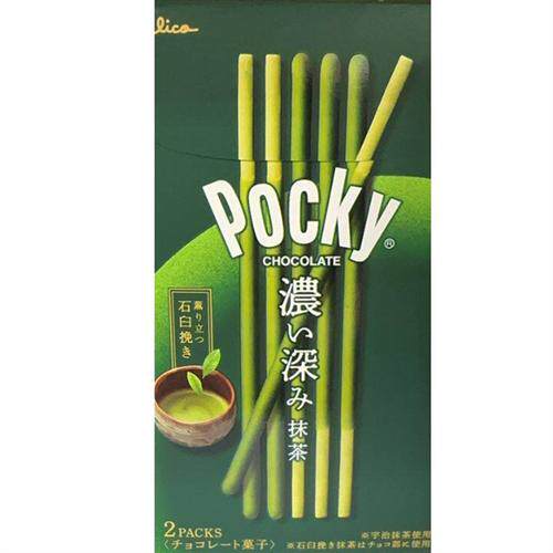 现货日本本土浓郁抹茶限定椰子POCKY饼干情人节男女朋友礼物