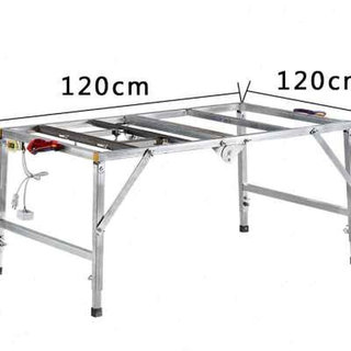 折叠锯台木工工作台小型便携升降多功能简易装修台锯推台锯工作o