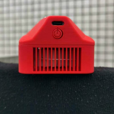 V形安全帽风扇充电降温建筑施工工地工人透气头盔电X力劳保加改装