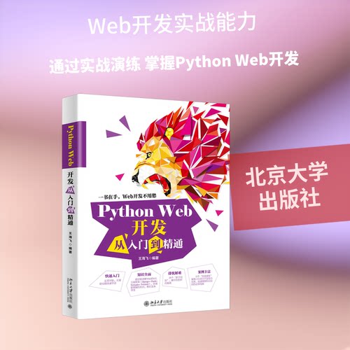 正版PythonWeb开发从入门到精通王海飞