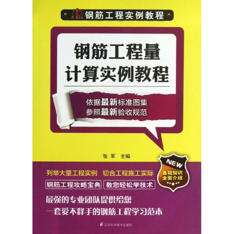 正版钢筋工程实例教程钢筋工程量计算实例教程张军编
