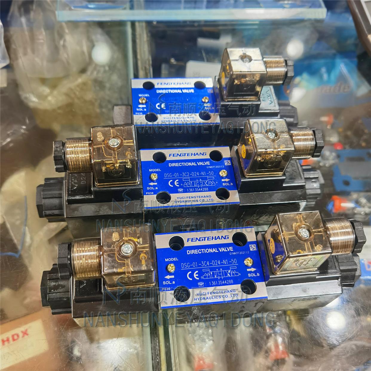 FENGTEHANG液压电磁阀DSG-02-2B2 03-3C2 3C6 4 5 4WE6D 10G E J