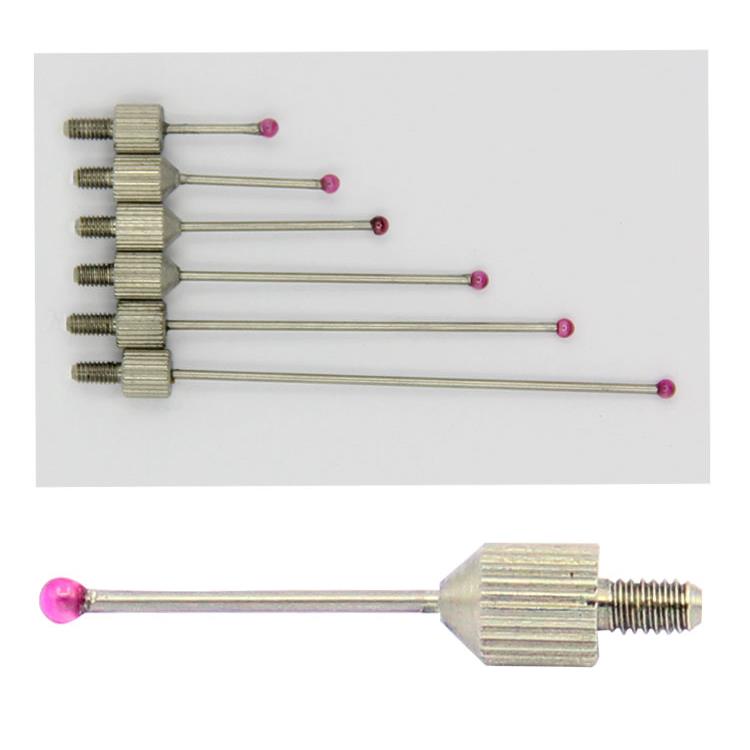 数显百分表千分表测微计高度计测头M2.0*L14*D2.0红宝石2.0螺纹