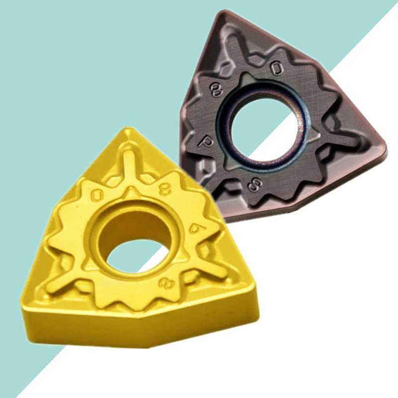 数控车刀片日本进口WNMG080408/04机夹桃形刀头粗车合金刀粒钢件