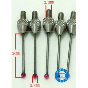 数显百分表千分表测微计测厚规测头球形头红宝石M2.5*L10*D2.0