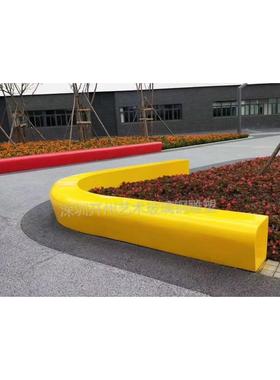 玻璃钢户外座椅小区广场公园长条椅坐凳园林景观花坛树池休闲椅子