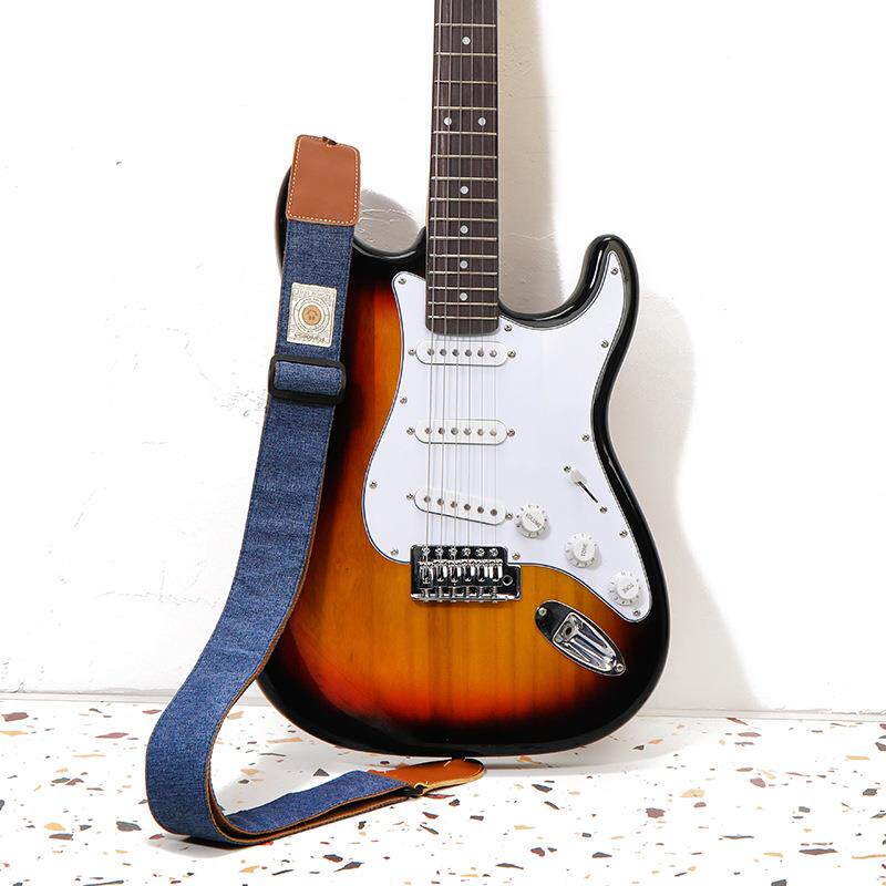 燃乐Ranloesa电吉他背带加宽加厚电贝司背带民谣吉他背带9色可选