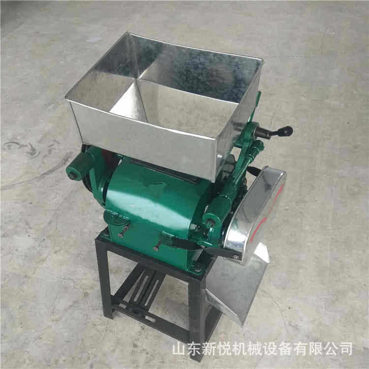 20型家用电高粱破碎机 油茶籽挤扁破碎机 大豆小麦压扁机