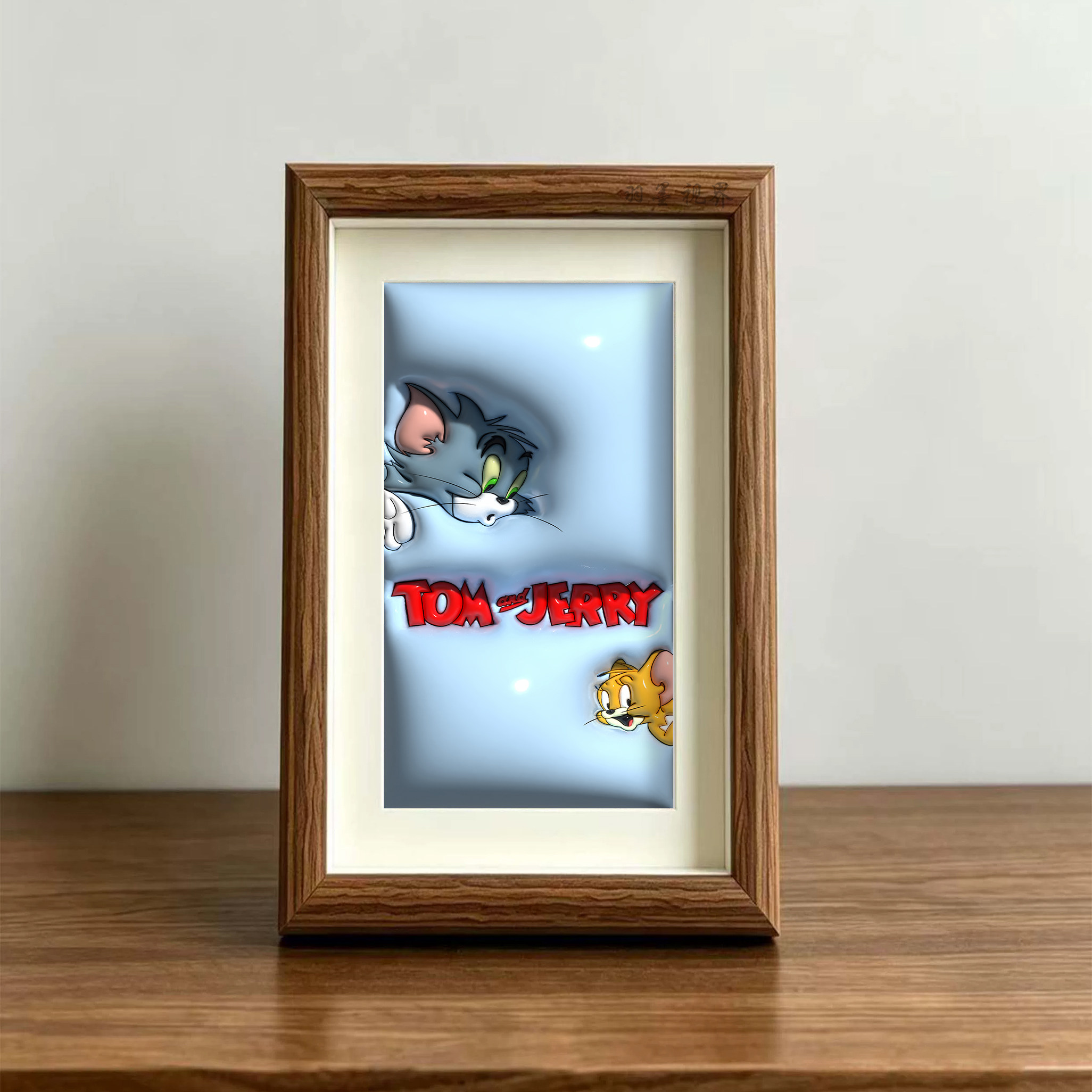 猫和老鼠 TomJerry3D 立体风桌面摆画卡通动漫周边趣味装饰画摆件