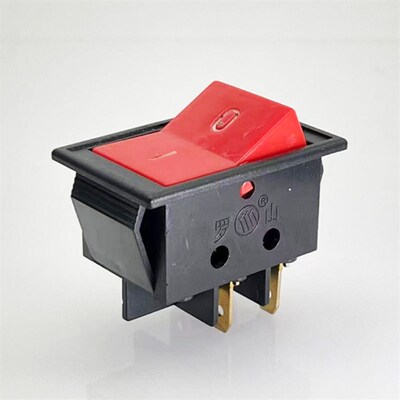 包邮 罗山砂轮机开关6A250V10A125V台钻4脚开关按钮两项220V
