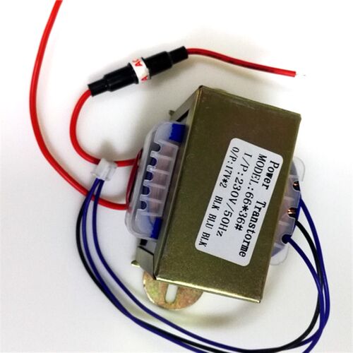 220V50Hz转双17V变压器 方型变压器 隔离方牛 EI6636 50W变压器