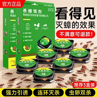 旗舰店 杀蟑螂药强效一名家用非无毒全窝虫卵双灭第端餐厅专饭正品