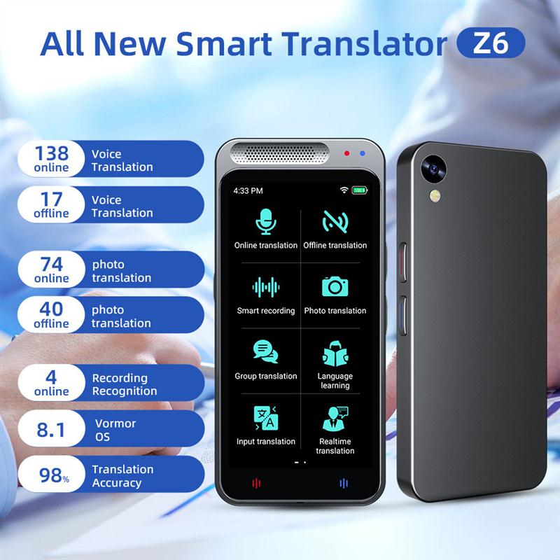 VORMOR Z6 AI 지능형 음성 번역기 지능형 음성 번역기