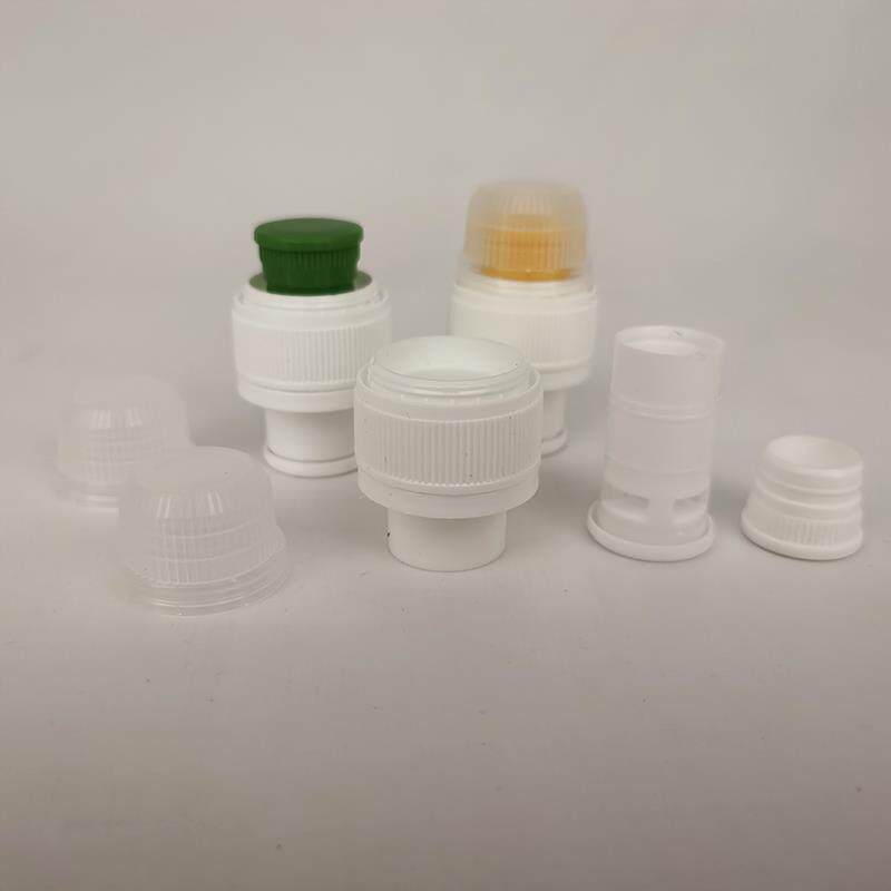 热销固液分离茶粉瓶盖 粉剂塑料盖 冷泡茶专用塑盖 适配矿泉水瓶