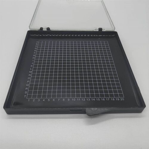 热销120x120x12mm自吸附胶盒样品/晶片收纳储存运输防震防尘硅片