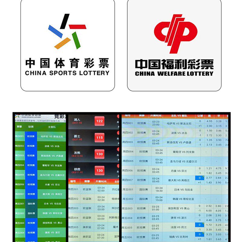 热销彩票站电子走势图显示屏体彩福彩大乐透排3排5快8双色球电视