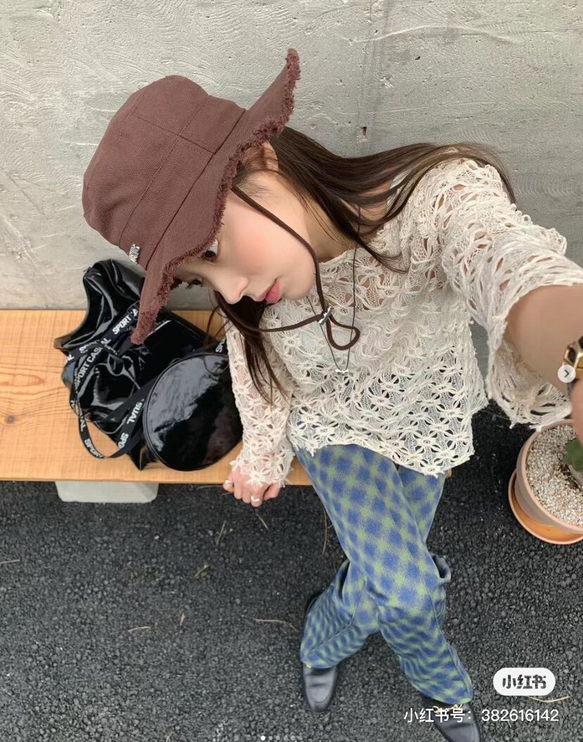 泫雅娜扎同款JACQUEMUS夏季大檐渔夫帽度假毛边吊绳防晒女遮阳帽