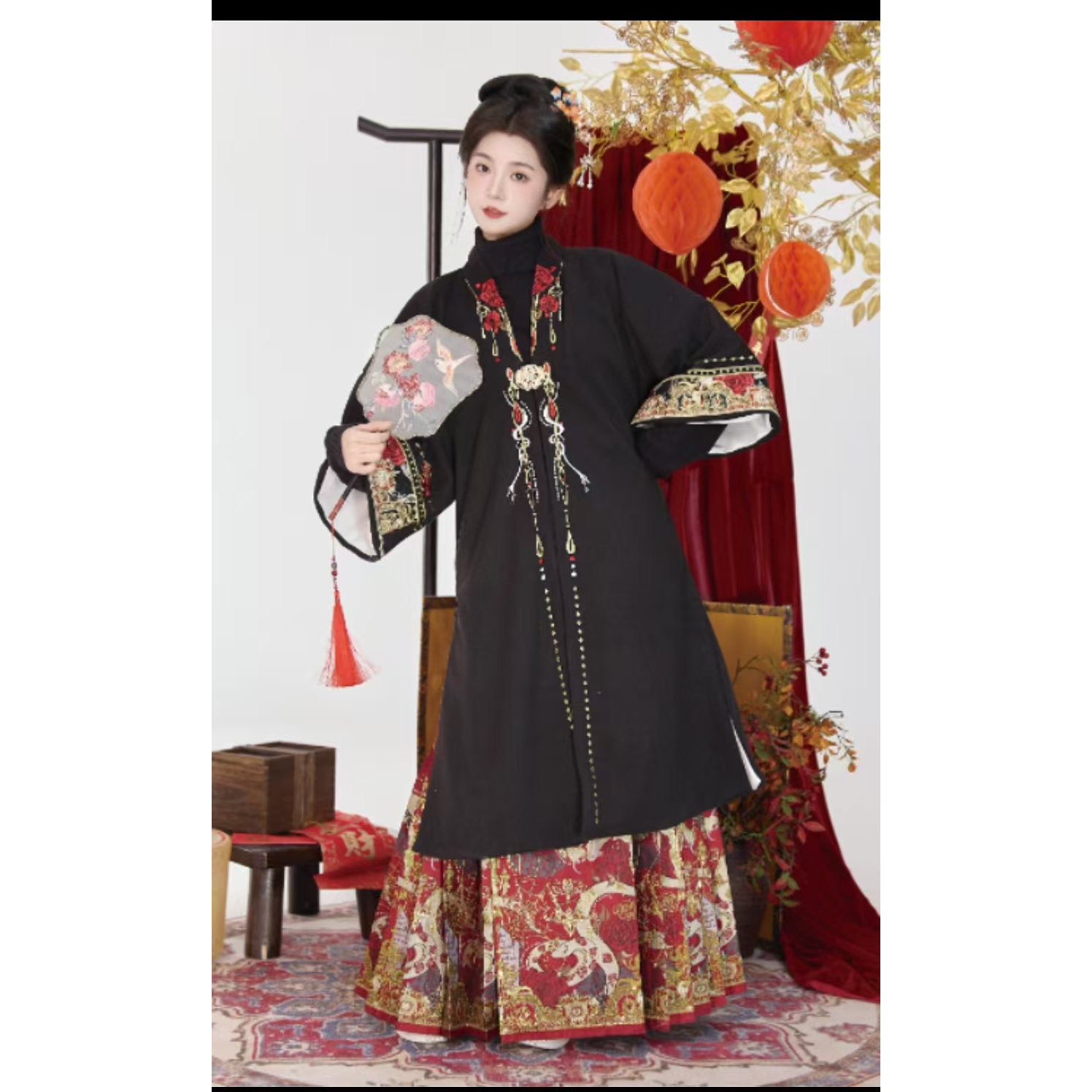 洛如嫣原创伊甸之蛇马面裙套装