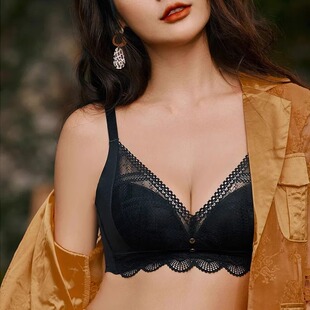 西维娅内衣官方工厂店无钢圈桑蚕丝定型中薄BC女士调整内衣708-11