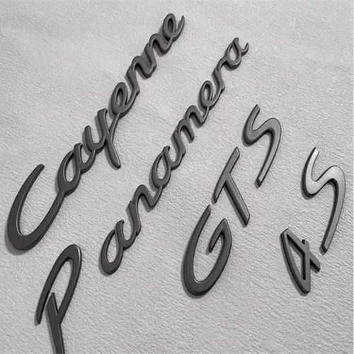 保时捷原厂字母车标，无损安装