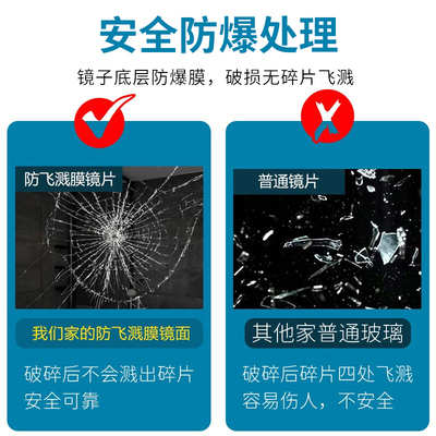 推荐可移动舞蹈镜瑜伽室健身全身镜家用穿衣镜万向轮网红跳舞练舞