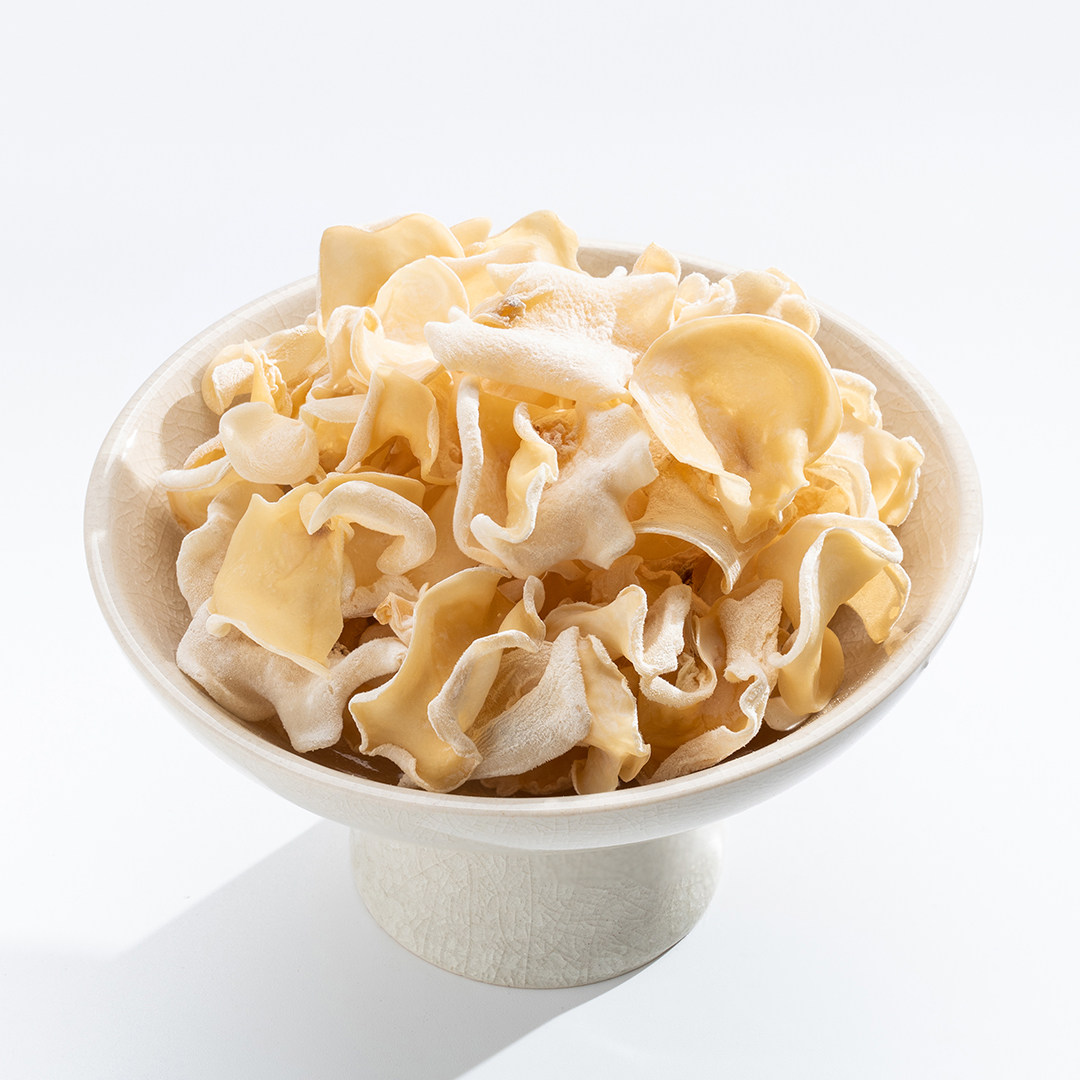 东北白玉耳白木耳干货白色小碗耳兔耳菌菇无根长白山特产商用批发