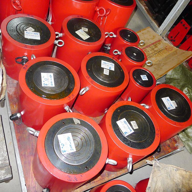 大行程液压千斤顶100T500行程双回油路电动液压千斤顶 配电动泵