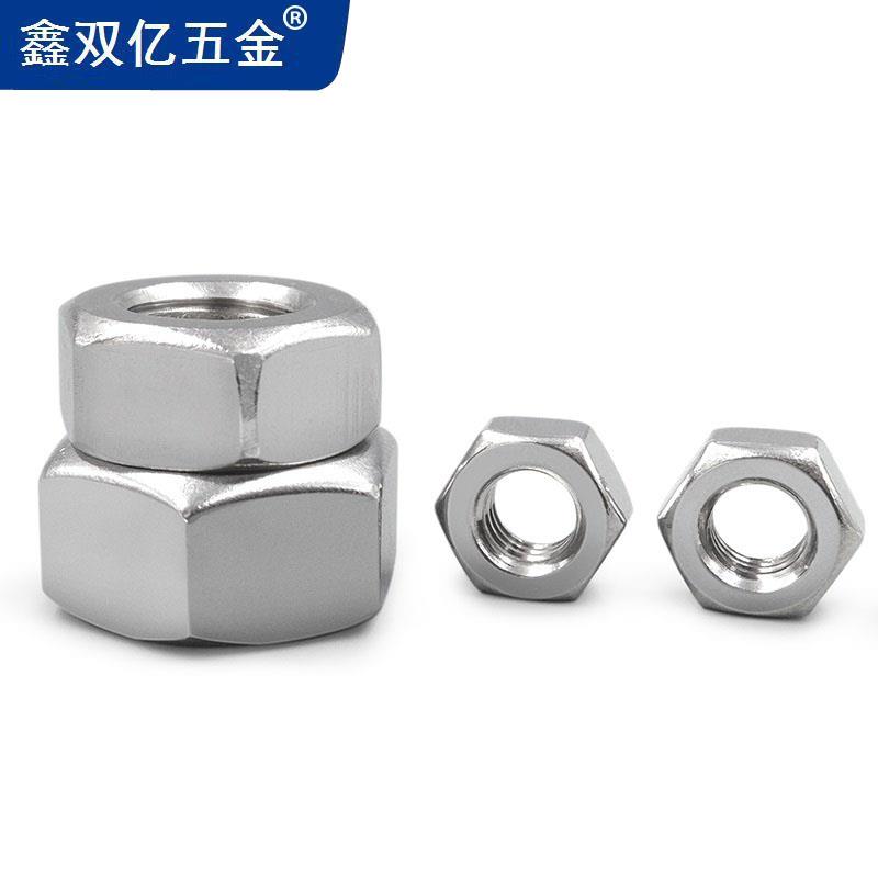 304不锈钢左旋细牙螺帽反牙螺母M8M10M12M16M20M24-x*1.25*1.5*2