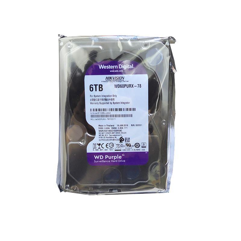 WD/西部数据6T监控硬盘6TB WD62PURX-78 6000G视频存储录像机正品