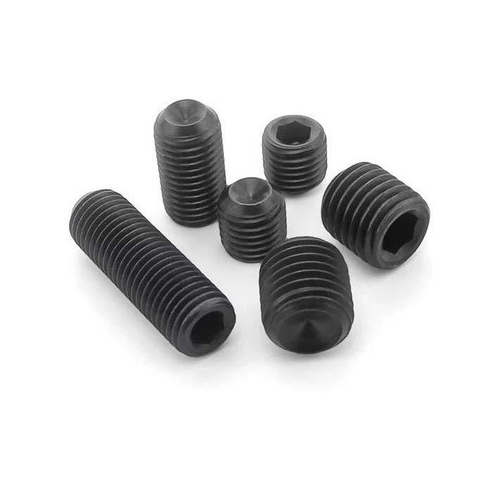 12.9级凹端内六角螺丝无头机米 基米顶丝M3M4*3-4-5-6-10-12-25mm