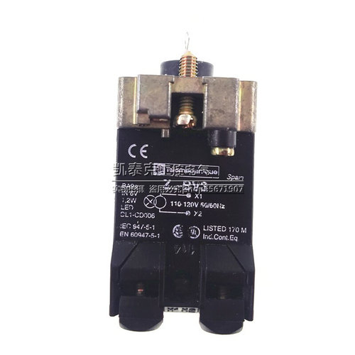 。原装正品施耐德按钮指示灯座电阻式 ZB2-BV3 ZB2BV3 110-120V转