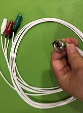 CHI760E 工作站电极连接线  鳄鱼嘴夹头线 5线，插头6针