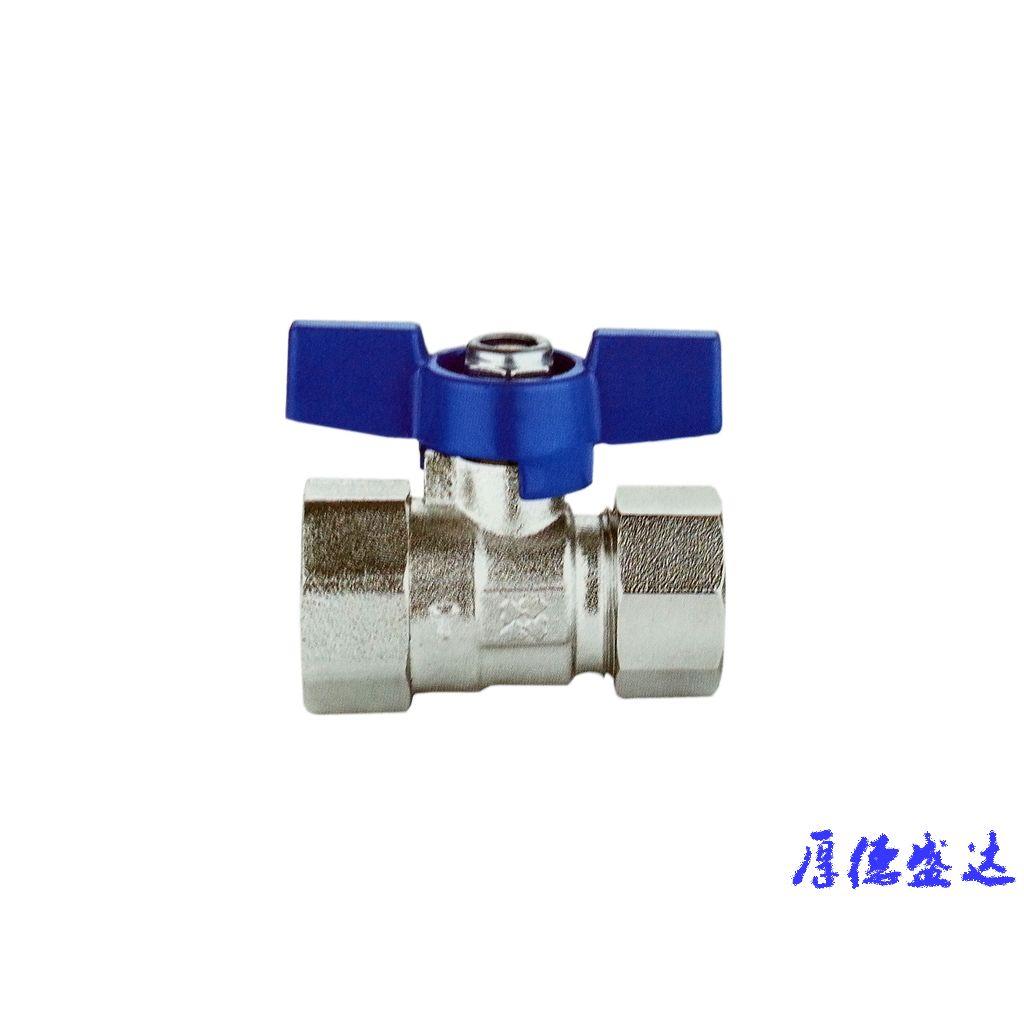 球阀 瑞格蝶把铝塑管内丝/外丝/卡套过滤球阀RG213/5/4/6/2