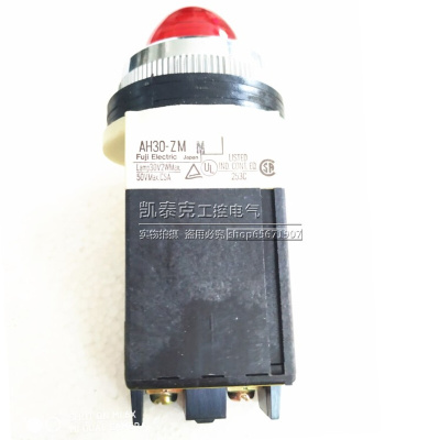 。原装正品日本富士FUJI电源指示灯AH30-ZM M 220V &Phi;30mm 红