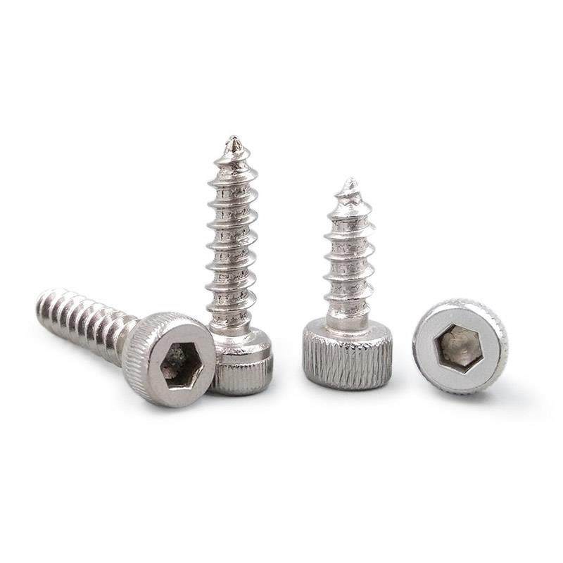 304内六角自攻螺丝钉杯头滚花自功螺丝M2.5 M2 M3M4*5x6x12x20x30