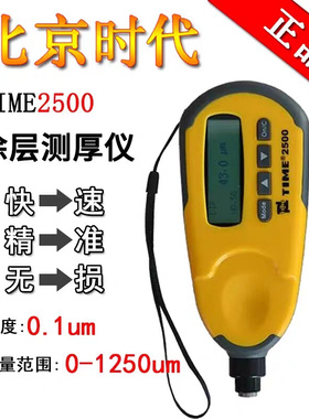 。时代涂层测厚仪TIME2500/2510/TT220磁性涡流铁铝双用漆膜测厚