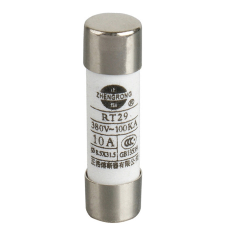 。正浩陶瓷熔断器保险丝管RO14 RT29熔芯R014 8.5*31.5mm 20只/盒