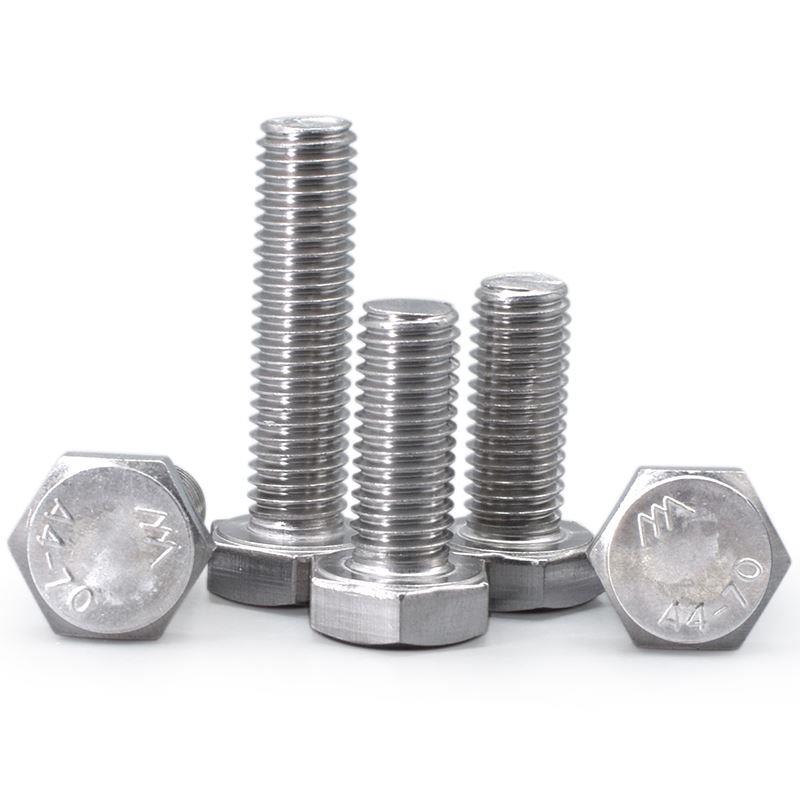 M6M8 316L不锈钢外六角螺栓螺丝*12x16x25x40x50x60x80x100x150mm