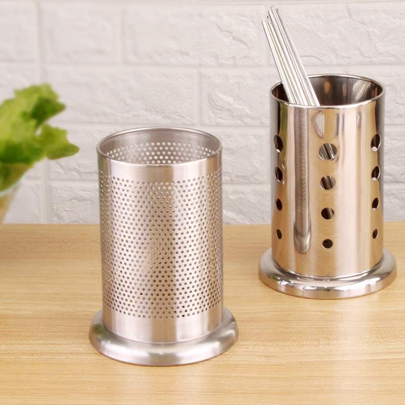 一片月不锈钢筷子吸管筒