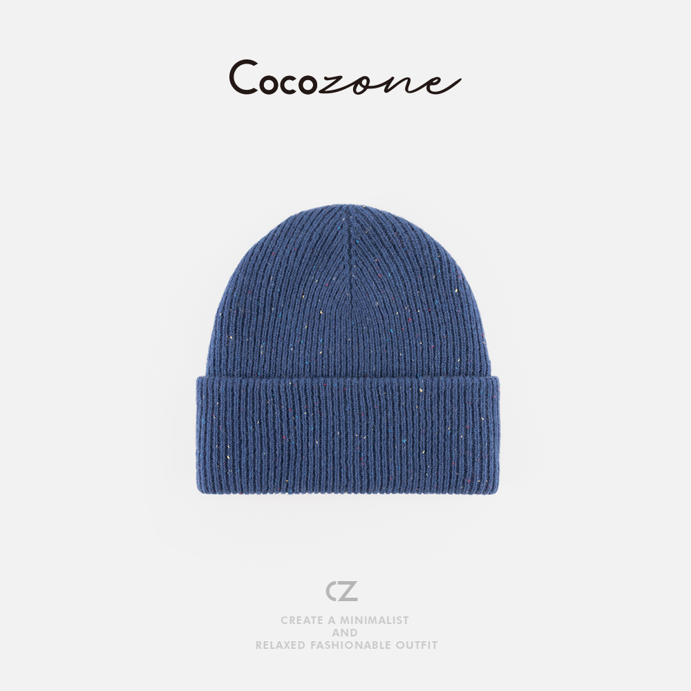 COCO ZONE 刘 一一 【100羊毛】柔软亲肤针织帽子 CD2A2823