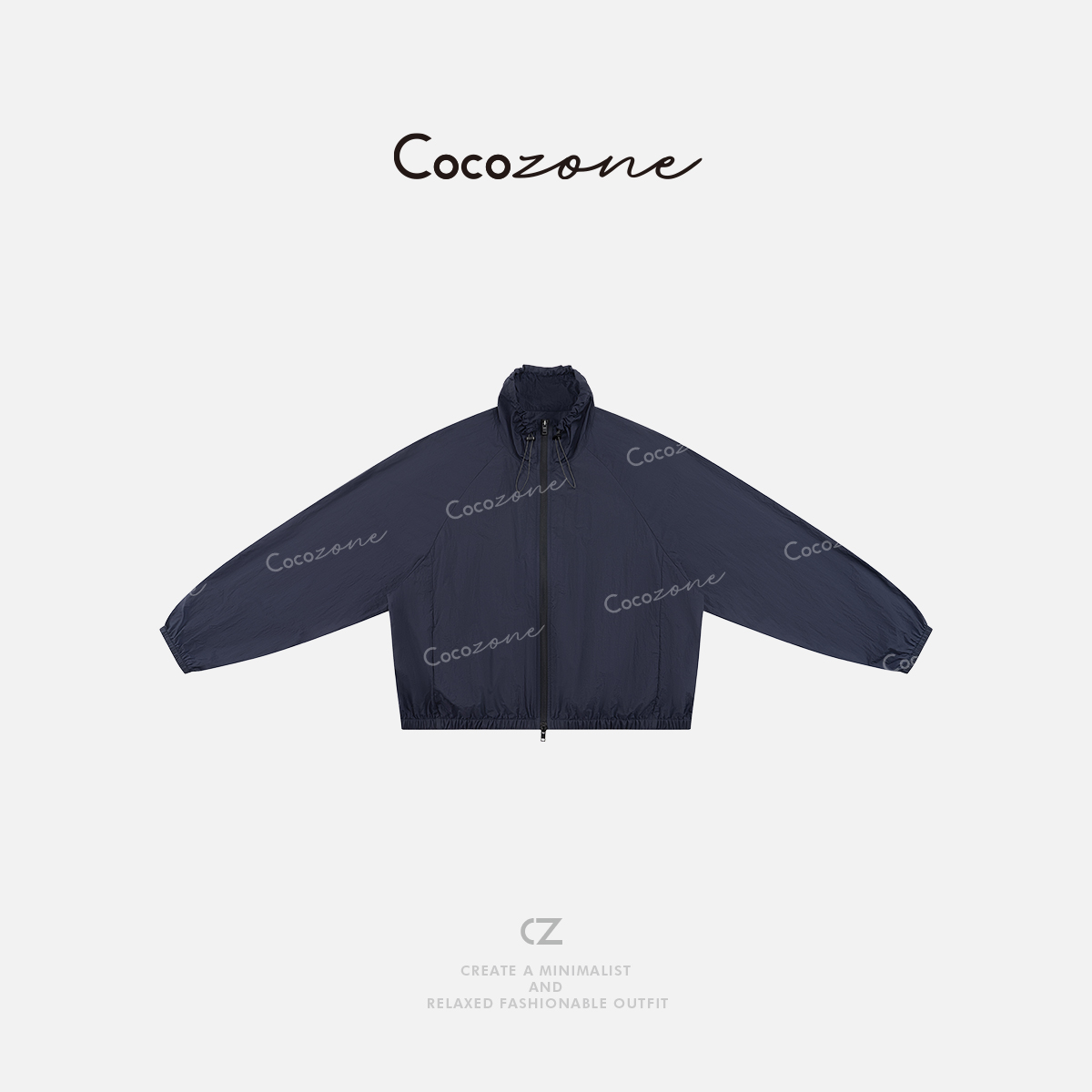 COCO ZONE 刘11 春季新款户外休闲百搭立领拉链外套CD2A0206