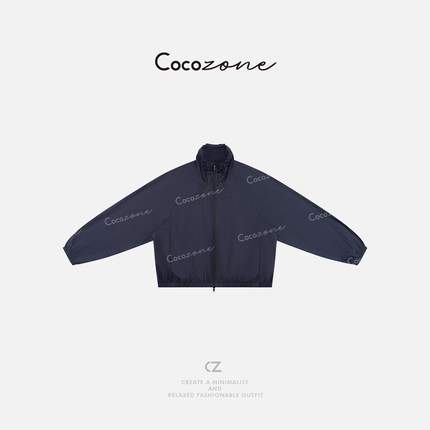 COCO ZONE 刘11 春季新款户外休闲百搭立领拉链外套CD2A0206
