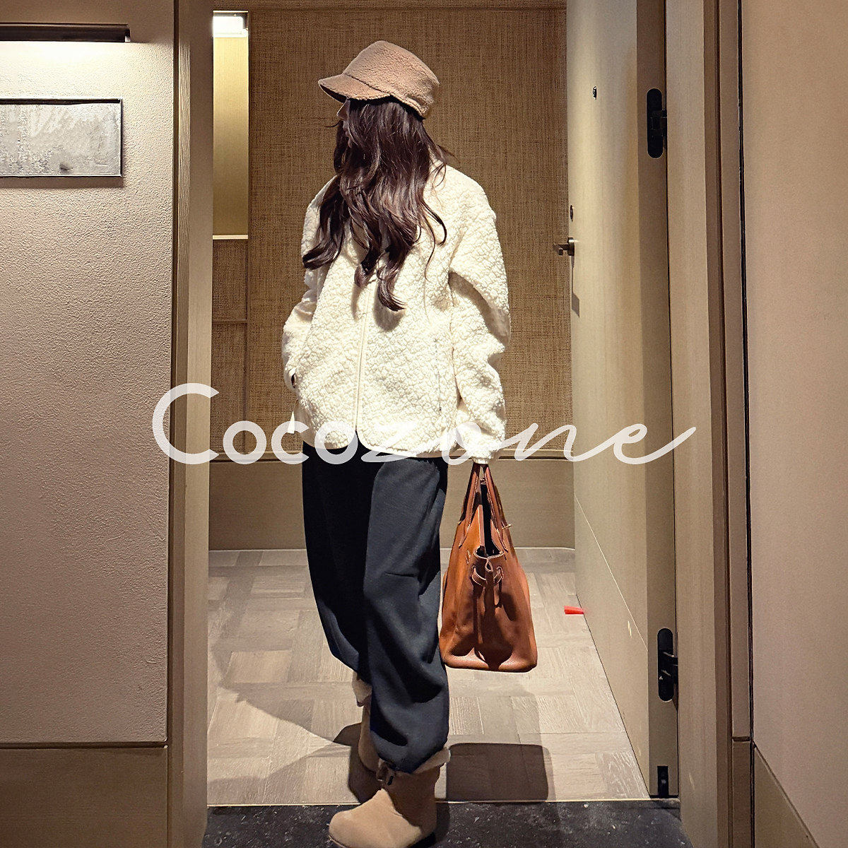 COCO ZONE 刘 一一”白雪公主“小立领编织织带软糯外套CD2A2946,女装/女士精品,短外套,淘宝优惠券,粉丝福利购,淘宝优惠卷
