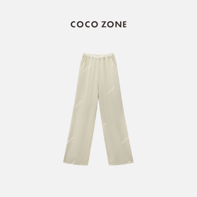 COCOZONE时尚复古阔腿牛仔裤