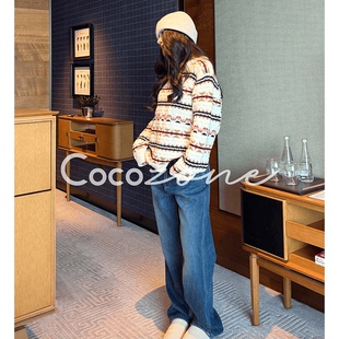 ZONE 夹层鹅绒舒适牛仔裤 刘 鹅绒牛仔 CD2A3075 一一 COCO