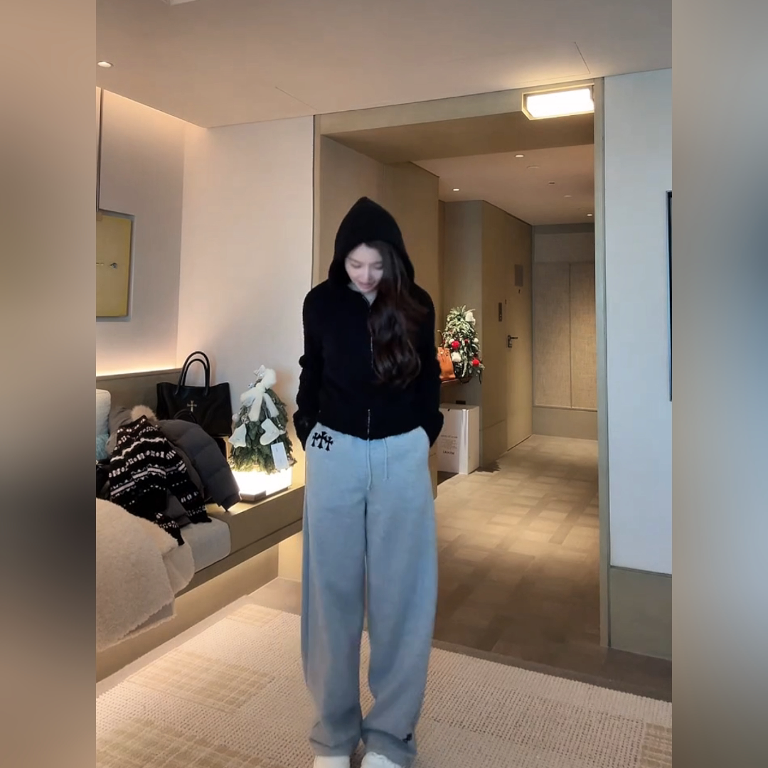 COCO ZONE 刘 一一 "过冬裤"抽绳垂坠感休闲裤 CD1A1816,女装/女士精品,休闲裤,淘宝优惠券,粉丝福利购,淘宝优惠卷