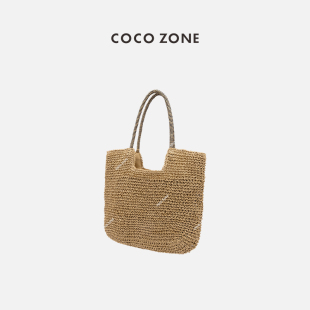 COCO ZONE2024高级设计感编织单肩包时尚通勤手提包CC2B0470
