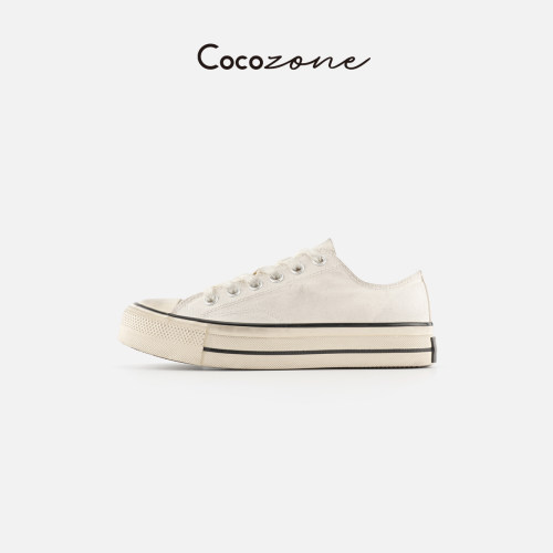 COCO ZONE刘一一经典系带做旧休闲鞋 CF2A0705