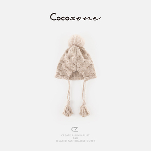 扭花毛线针织流苏系带帽子 COCO 一一 刘 CD2A2827 ZONE