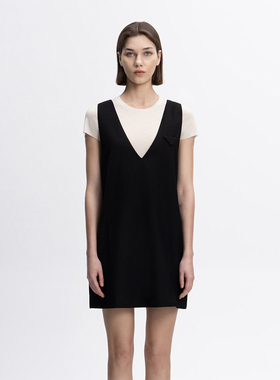 COCO ZONE刘一一原创设计师背心式连衣裙宽松显瘦H版裙子23C18085